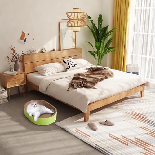 ETUCYNG Kratzbrett Aus Pappe, Katzen Kratz Lounge, Interaktives Kratzspielzeug Für Wohnzimmer Schlafzimmer Spielbereich von ETUCYNG