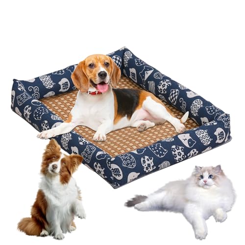 ETUCYNG Kühlendes Hundebett - Kühlende rutschfeste Hundecouch | Gemütliche Katzen- Und Hundematten Für Kleine Bis Mittelgroße Haustiere, Senioren Und Welpen Im Wohnzimmer Und Schlafzimmer ETUCYNG Kühlendes Hundebett - Kühlende rutschfeste Hundecouch | Gemütliche Katzen- Und Hundematten Für Kleine Bis Mittelgroße Haustiere, Senioren Und Welpen Im Wohnzimmer Und Schlafzimmer von ETUCYNG