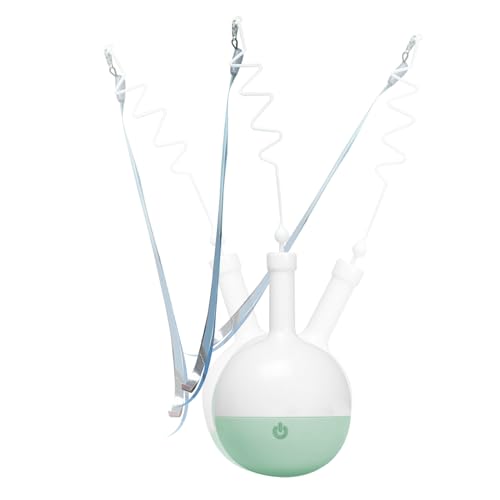 ETUCYNG Puzzle-Futterstation für Katzen, interaktiver Katzenfutter-Trainer, automatisches Teaser, für Training, , Langeweile, für drinnen und draußen, Kätzchen-Stimulation von ETUCYNG