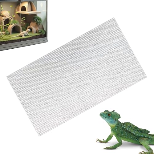 ETUCYNG Reflektierende Isolierfolie,Heizmatte für Reptilien - Hitzeschutzmatte mit Alufolie für Schlangen, Echsen, Schildkröten & Terrarien von ETUCYNG