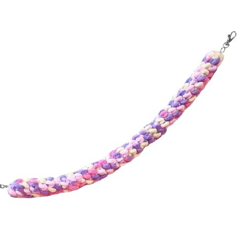 ETUCYNG Sugar Glider Kletterseil,Sugar Glider Schaukelspielzeug,Buntes handgefertigtes Papageienschaukelspielzeug - Schaukelspielzeug aus Baumwollseil, Käfigzubehör für Hamster, Eichhörnchen und ETUCYNG Sugar Glider Kletterseil,Sugar Glider Schaukelspielzeug,Buntes handgefertigtes Papageienschaukelspielzeug - Schaukelspielzeug aus Baumwollseil, Käfigzubehör für Hamster, Eichhörnchen und von ETUCYNG