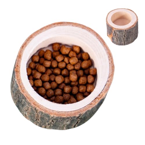 ETUCYNG Wasserschale für Reptilien, natürliches Holz-Design, Aquarium-Ornament, Amphibien-Zubehör für Schildkröten, Bartagamen, von ETUCYNG