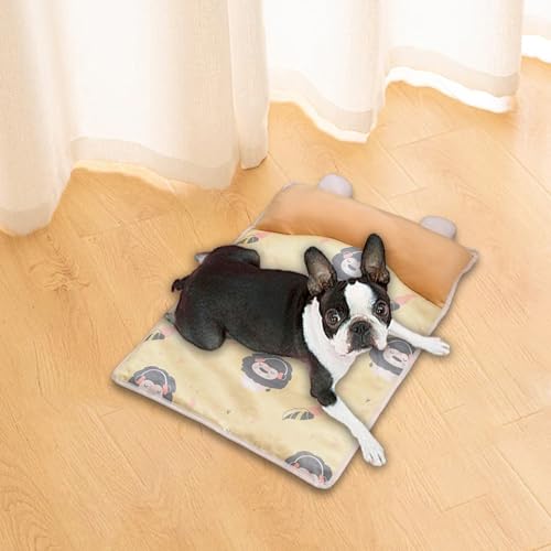 EUBEISAQI Hundekühlmatte | Kühlkissen für Haustiere - Schlafmatte Mit Kühlkissen Für Erholung Nach Dem Training, Bei Für Auto, Garten, Käfig Und Wohnung EUBEISAQI Hundekühlmatte | Kühlkissen für Haustiere - Schlafmatte Mit Kühlkissen Für Erholung Nach Dem Training, Bei Für Auto, Garten, Käfig Und Wohnung von EUBEISAQI