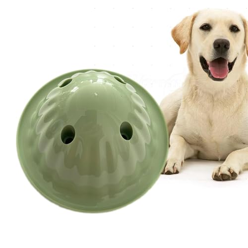 EUBEISAQI Hundeleckerli-Spender Spielzeug | Leckerli-Spender Spielzeugball für Hunde | Robustes Puzzle-Spielzeug für die Zahnreinigung, interaktiv für aggressive Kauer, Hundeunterhaltung EUBEISAQI Hundeleckerli-Spender Spielzeug | Leckerli-Spender Spielzeugball für Hunde | Robustes Puzzle-Spielzeug für die Zahnreinigung, interaktiv für aggressive Kauer, Hundeunterhaltung von EUBEISAQI