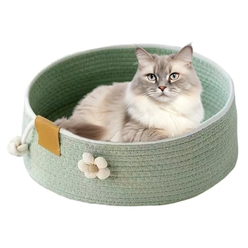 EUBEISAQI Katzenbett – rundes Haustierbett für kleine Katzen, Haustierschlafhaus, Kratzmöbel für den Winter, große, mittelgroße und kleine Hunde, Welpen, Schreibtisch, Spielcouch, drinnen und Sommer EUBEISAQI Katzenbett – rundes Haustierbett für kleine Katzen, Haustierschlafhaus, Kratzmöbel für den Winter, große, mittelgroße und kleine Hunde, Welpen, Schreibtisch, Spielcouch, drinnen und Sommer von EUBEISAQI