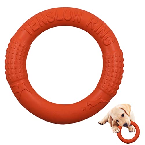 EUBEISAQI Puller Hundespielzeug - Flying Ring Outdoor Puller Hundering Spielzeug | Hundespielzeug zum Apportieren für mittelgroße und große Rassen, schwimmendes Hundespielzeug für Training von EUBEISAQI