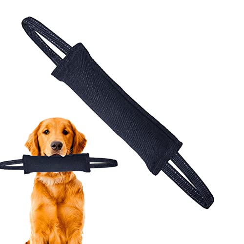 EUBEISAQI Zerrspielzeug für Hunde, Übungsspielzeug mit 2 reflektierenden Griffen für das Tauziehen von Haustieren, Reißfestigkeit für mittelgroße und große Hunde für aggressives Kauen beim Training von EUBEISAQI