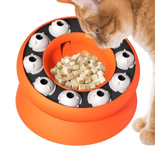 Futternapf Zur Verlangsamung Der Futteraufnahme - Drehbarer Futternapf Mit Leckstruktur Für Katzen - Interaktives Fütterungsspiel Fressnapf Bei Schlingen Für Trockenfutter Schnellfresser Langeweile Zu Futternapf Zur Verlangsamung Der Futteraufnahme - Drehbarer Futternapf Mit Leckstruktur Für Katzen - Interaktives Fütterungsspiel Fressnapf Bei Schlingen Für Trockenfutter Schnellfresser Langeweile Zu von EUBEISAQI
