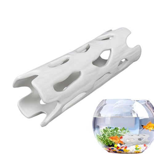 Garnelenhäute für Aquarien, Deko-Unterschlupf, realistisches -Tankzubehör, für Krabben, Einsiedler, Schnecken, , Betta, Guppy von EUBEISAQI