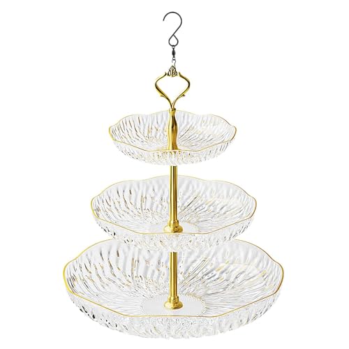 Hangable Bird Bath Bowl - 3 Schicht Garten Birdbad Tablett im Freien Wildtier Birdbad Tablett | S-förmiger Haken Vogelfutterteller Futterwasserschale für Terrassengarten Hinterhof Hangable Bird Bath Bowl - 3 Schicht Garten Birdbad Tablett im Freien Wildtier Birdbad Tablett | S-förmiger Haken Vogelfutterteller Futterwasserschale für Terrassengarten Hinterhof von EUBEISAQI