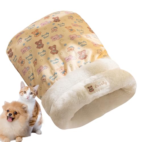 Haustier Schlafsack | Gemütliches Katzenbett | Gemütliche Wärmende Waschbare Kleintierhöhle Zum Ausruhen Zuhause Draußen Herbst Winter Haustier Schlafsack | Gemütliches Katzenbett | Gemütliche Wärmende Waschbare Kleintierhöhle Zum Ausruhen Zuhause Draußen Herbst Winter von EUBEISAQI