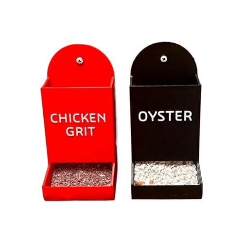 Hühnergrit Feeder | Geflügelfutterspender - Geflügelfutterspender für Bauernhof Hühnerstall, Geflügelfutterbehälter von EUBEISAQI