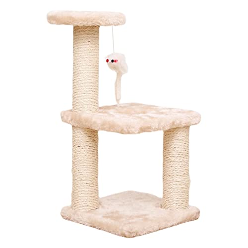 Katzenturm - Großer Katzenturm | Katzentürme mit mehrschichtigem Design, quadratischer Plattenbasis, schützen das Sofa für kleine Katzen und Kätzchen von EUBEISAQI