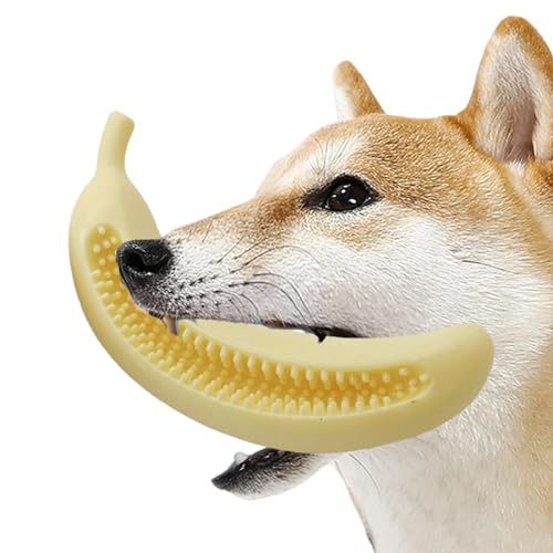 Kauspielzeug für Welpen, Spielzeug zum Zahnen für Welpen, Kauspielzeug für Welpen in Bananenform, Hundezahnreinigungsspielzeug, Puzzle-Beißspielzeug für das Spielen im Innen- und Außenbereich im Garte Kauspielzeug für Welpen, Spielzeug zum Zahnen für Welpen, Kauspielzeug für Welpen in Bananenform, Hundezahnreinigungsspielzeug, Puzzle-Beißspielzeug für das Spielen im Innen- und Außenbereich im Garte von EUBEISAQI
