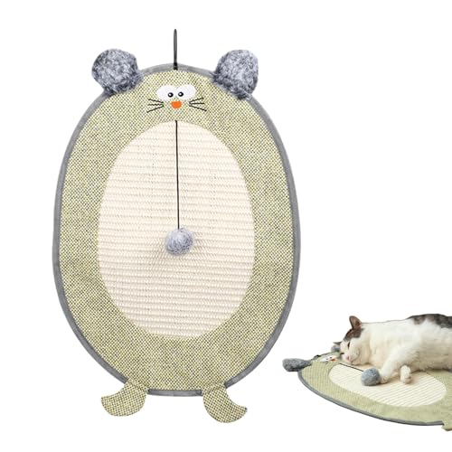 Kratzbrett für Katzen, Kratzmatte, kratzfester Schutz, niedliches interaktives hängbares Kätzchen-Spielzeug für den Innenbereich, Kätzchen, Zuhause, Sofa, Couch, Spielboden Kratzbrett für Katzen, Kratzmatte, kratzfester Schutz, niedliches interaktives hängbares Kätzchen-Spielzeug für den Innenbereich, Kätzchen, Zuhause, Sofa, Couch, Spielboden von EUBEISAQI