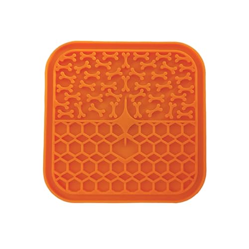 Leckpads für Hunde, Leckmatte für Haustiere - Slow Feeder Matte für Katze | Leckmatte für Hunde und Katzen, Silikon-Leckmatte für Haustiere zum Stressabbau und zur Reduzierung von Langeweile von EUBEISAQI