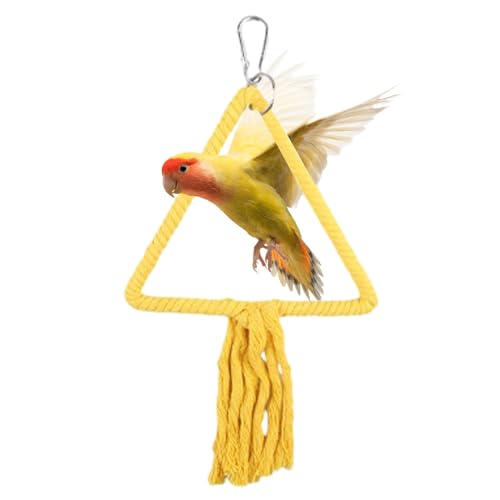 Stehendes Vogelspielzeug, Sittich-Sitzstange, Kauspielzeug, Schaukel, bunt, starker Griff für mehrere Vögel, , Nymphensittiche von EUBEISAQI