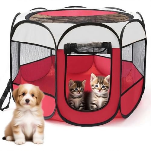 Welpenauslauf 74x74x43 cm – WelpenLaufstall Faltbarer Laufstall für Hunde & Katzen – Hasengehege & Kaninchengehege – Sicherer Kleintierlaufstall für Wohnung & Outdoor Welpenauslauf 74x74x43 cm – WelpenLaufstall Faltbarer Laufstall für Hunde & Katzen – Hasengehege & Kaninchengehege – Sicherer Kleintierlaufstall für Wohnung & Outdoor von EUBSWA
