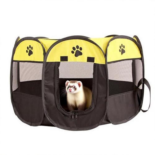 Welpenauslauf 74x74x43 cm – WelpenLaufstall Faltbarer Laufstall für Hunde & Katzen – Hasengehege & Kaninchengehege – Sicherer Kleintierlaufstall für Wohnung & Outdoor Welpenauslauf 74x74x43 cm – WelpenLaufstall Faltbarer Laufstall für Hunde & Katzen – Hasengehege & Kaninchengehege – Sicherer Kleintierlaufstall für Wohnung & Outdoor von EUBSWA