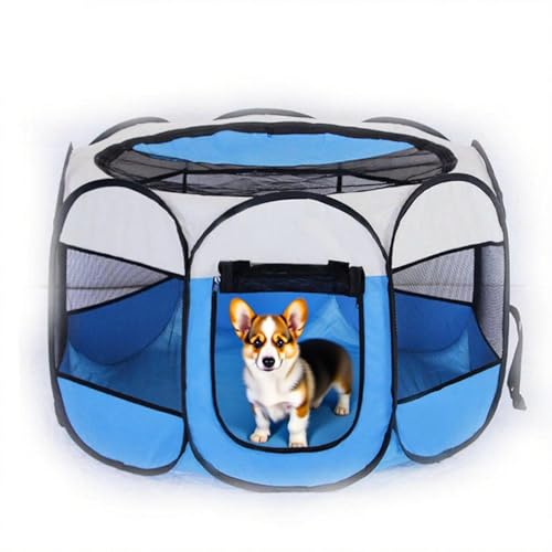 Welpenauslauf 74x74x43 cm – WelpenLaufstall Faltbarer Laufstall für Hunde & Katzen – Hasengehege & Kaninchengehege – Sicherer Kleintierlaufstall für Wohnung & Outdoor Welpenauslauf 74x74x43 cm – WelpenLaufstall Faltbarer Laufstall für Hunde & Katzen – Hasengehege & Kaninchengehege – Sicherer Kleintierlaufstall für Wohnung & Outdoor von EUBSWA