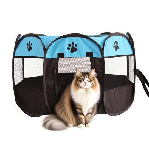 Welpenauslauf 74x74x43 cm – WelpenLaufstall Faltbarer Laufstall für Hunde & Katzen – Hasengehege & Kaninchengehege – Sicherer Kleintierlaufstall für Wohnung & Outdoor Welpenauslauf 74x74x43 cm – WelpenLaufstall Faltbarer Laufstall für Hunde & Katzen – Hasengehege & Kaninchengehege – Sicherer Kleintierlaufstall für Wohnung & Outdoor von EUBSWA