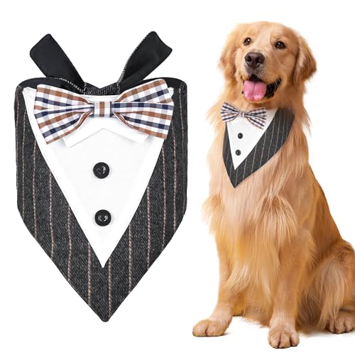 EUIOOVM Hund Halstuch, Hund Smoking Formale Hochzeit Party Hund Hochzeit Bandana, Hundehalstuch Deutschland für Hochzeit Geburtstag Kostüme EUIOOVM Hund Halstuch, Hund Smoking Formale Hochzeit Party Hund Hochzeit Bandana, Hundehalstuch Deutschland für Hochzeit Geburtstag Kostüme von EUIOOVM
