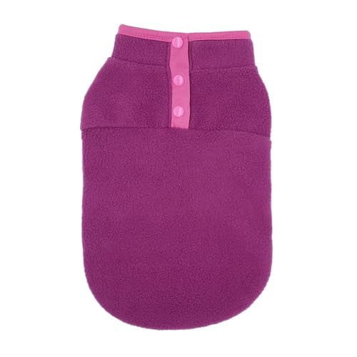 Fleece-Hundekleidung für kleine Hunde, warme Welpenweste für Frühling und Herbst, gemütliche Katzen- und Hundejacke für Shih Tzu, Chihuahua, Französische Bulldogge, Mops, weicher Haustiermantel für von EUIYCBA