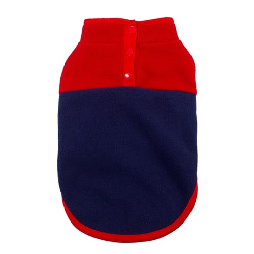 Fleece-Hundekleidung für kleine Hunde, warme Welpenweste für Frühling und Herbst, gemütliche Katzen- und Hundejacke für Shih Tzu, Chihuahua, Französische Bulldogge, Mops, weicher Haustiermantel für von EUIYCBA