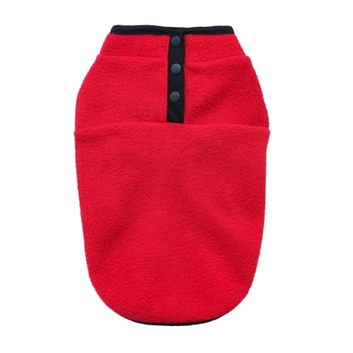 Fleece-Hundekleidung für kleine Hunde, warme Welpenweste für Frühling und Herbst, gemütliche Katzen- und Hundejacke für Shih Tzu, Chihuahua, Französische Bulldogge, Mops, weicher Haustiermantel für von EUIYCBA