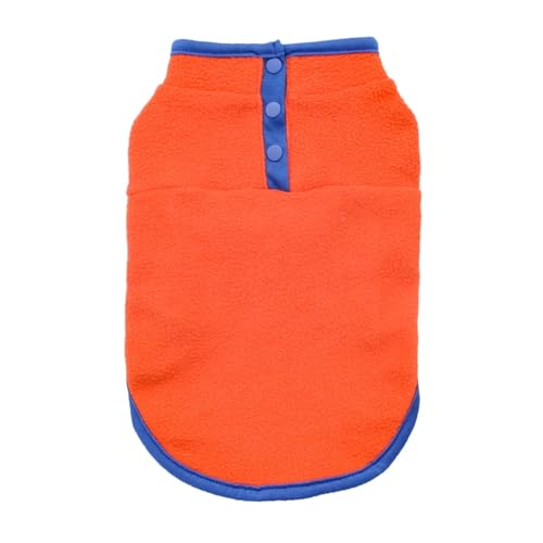 Fleece-Hundekleidung für kleine Hunde, warme Welpenweste für Frühling und Herbst, gemütliche Katzen- und Hundejacke für Shih Tzu, Chihuahua, Französische Bulldogge, Mops, weicher Haustiermantel für von EUIYCBA