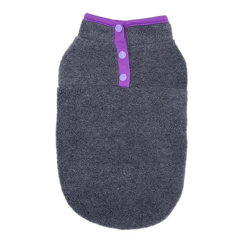 Fleece-Hundekleidung für kleine Hunde, warme Welpenweste für Frühling und Herbst, gemütliche Katzen- und Hundejacke für Shih Tzu, Chihuahua, Französische Bulldogge, Mops, weicher Haustiermantel für von EUIYCBA