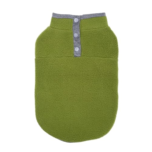 Fleece-Hundekleidung für kleine Hunde, warme Welpenweste für Frühling und Herbst, gemütliche Katzen- und Hundejacke für Shih Tzu, Chihuahua, Französische Bulldogge, Mops, weicher Haustiermantel für von EUIYCBA