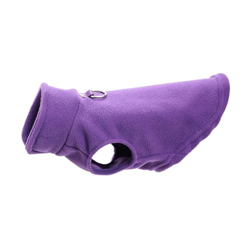 Gemütliche Fleece-Hundeweste, warme Winter-Welpenjacke für kleine und mittelgroße Hunde (Chihuahua, Yorkie) und Katzen, weicher, atmungsaktiver Haustiermantel mit verstellbaren Trägern, Herbst von EUIYCBA