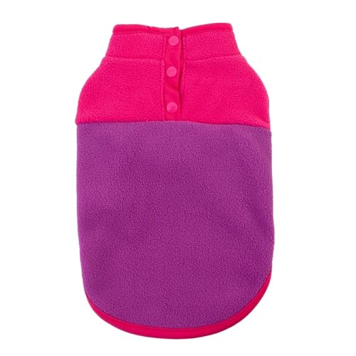 Hundekleidung aus Fleece für kleine Hunde, warme Welpenweste für Frühling und Herbst, gemütliche Katzen- und Hundejacke für Shih Tzu, Chihuahua, Französische Bulldogge, Mops, weicher Haustiermantel von EUIYCBA
