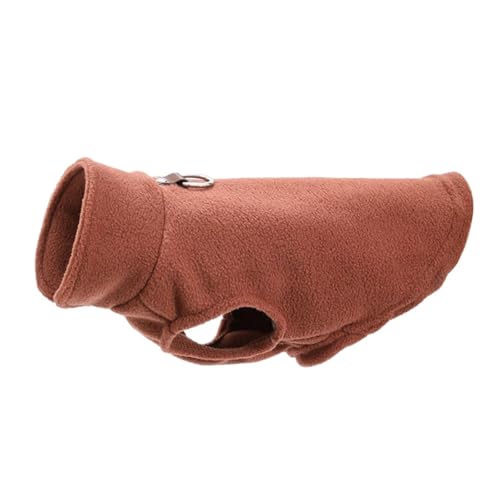 Hundemantel, warme Winter-Fleecejacke für kleine Hunde, Welpen und Kätzchen, weiche, warme Weste für Herbst und Winter, wasserabweisend, gemütlich, Thermo-Oberbekleidung für Chihuahua, Mops von EUIYCBA