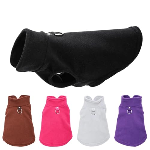 Hundemantel, warme Winter-Fleecejacke für kleine Hunde, Welpen und Kätzchen, weiche, warme Weste für Herbst und Winter, wasserabweisend, gemütlich, Thermo-Oberbekleidung für Chihuahua, Mops von EUIYCBA