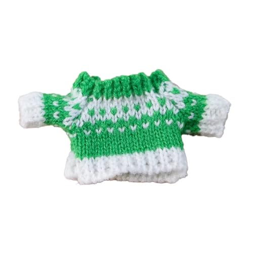 Kaufester Hamsterpullover, warm, gestrickt, kleine Haustierkleidung für Kaninchen, Meerschweinchen, Weihnachts-Kostüm, Dekoration, Hellgrün von EUIYCBA
