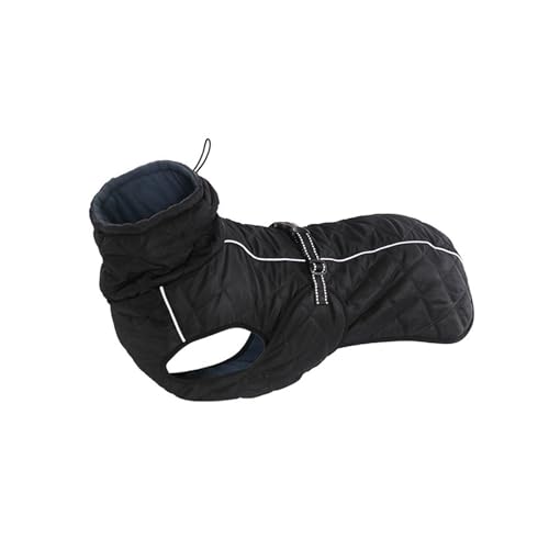 Wasserdichte Hundejacke für große Rassen, reflektierender Wintermantel mit warmem Baumwollfutter, winddichte Outdoor-Weste für Labrador und mittelgroße / große Hunde, hohe Sichtbarkeit, regenfeste von EUIYCBA