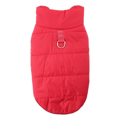 Wasserdichter Hundemantel mit Fleecefutter für kleine Hunde und Katzen, warme Winter-Welpenjacke, Weste für Chihuahua, Yorkshire Terrier, dicker Thermo-Regenmantel für Haustiere, Overalls (Größe Guide von EUIYCBA