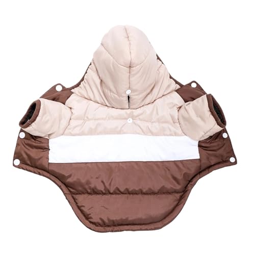 Winter-Hundejacke für kleine Hunde, warmer und wasserdichter Mantel mit Kapuze für Yorkshire, Chihuahua, Welpen und Katzen, winddichte Haustierkleidung für kleine bis mittelgroße Rassen, gemütliches von EUIYCBA