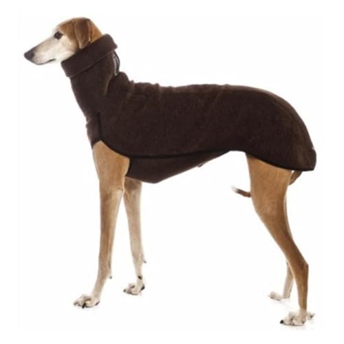 Winter-Hundepullover mit hohem Kragen, warmer Strickpullover für mittelgroße und große Rassen, gemütlicher Haustiermantel für Doggen, Windhunde und Pitbulls, dicke Thermo-Hundejacke für kaltes Wetter von EUIYCBA