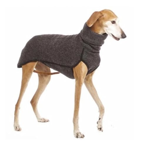 Winter-Hundepullover mit hohem Kragen, warmer Strickpullover für mittelgroße und große Rassen, gemütlicher Haustiermantel für Doggen, Windhunde und Pitbulls, dicke Thermo-Hundejacke für kaltes Wetter von EUIYCBA