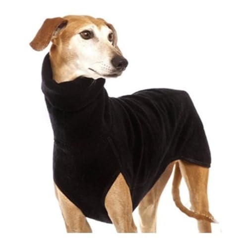 Winter-Hundepullover mit hohem Kragen, warmer Strickpullover für mittelgroße und große Rassen, gemütlicher Haustiermantel für Doggen, Windhunde und Pitbulls, dicke Thermo-Hundejacke für kaltes Wetter von EUIYCBA