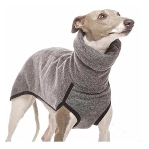 Winter-Hundepullover mit hohem Kragen, warmer Strickpullover für mittelgroße und große Rassen, gemütlicher Haustiermantel für Doggen, Windhunde und Pitbulls, dicke Thermo-Hundejacke für kaltes Wetter von EUIYCBA