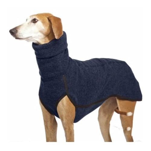 Winter-Hundepullover mit hohem Kragen, warmer Strickpullover für mittelgroße und große Rassen, gemütlicher Haustiermantel für Doggen, Windhunde und Pitbulls, dicke Thermo-Hundejacke für kaltes Wetter von EUIYCBA