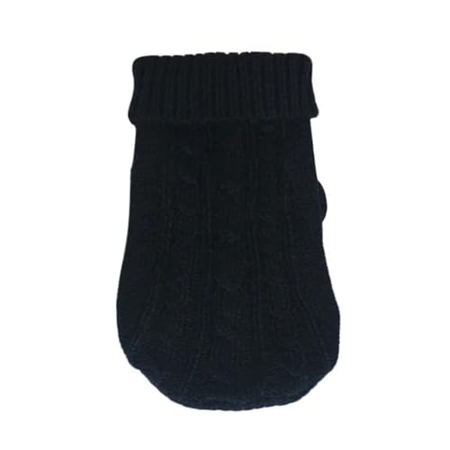 Winter-Hundepullover – warmer Wollstrickpullover für kleine und mittelgroße Hunde (Chihuahua, Yorkie) und Katzen, weiches Fleece-gefüttertes Hunde-T-Shirt, gemütliche Herbst-/Winter-Haustierkleidung von EUIYCBA
