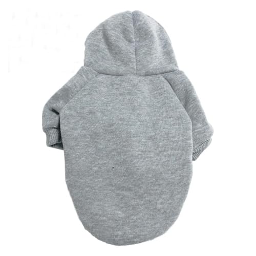 Winter-Kapuzenpullover für Hunde, sportliches, warmes Sweatshirt für kleine, mittelgroße und große Hunde, gemütlicher Fleece-gefütterter Kapuzenmantel für Herbst und Winter, Welpen- und von EUIYCBA