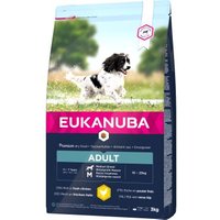 EUKANUBA Trockenfutter Hund Active Medium Breed Adult, mit Huhn 3 kg von EUKANUBA