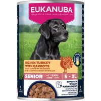 EUKANUBA Nassfutter Hund Senior Pute und Karotte 6x400 g EUKANUBA Nassfutter Hund Senior Pute und Karotte 6x400 g von EUKANUBA