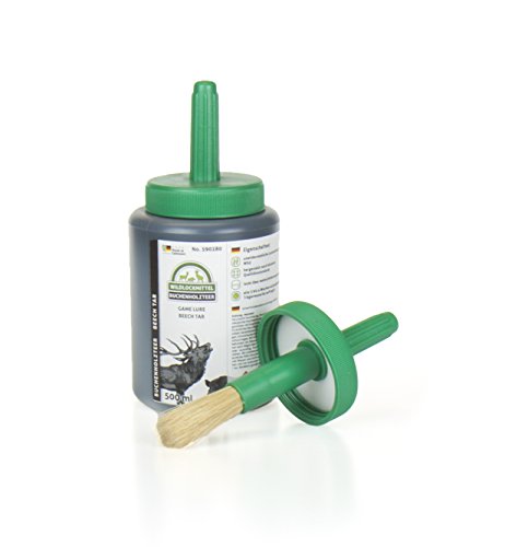 EUROHUNT Buchenholzteer 500 ml Dose + Pinsel, Lockmittel für Schwarzwild & Rotwild, Köder EUROHUNT Buchenholzteer 500 ml Dose + Pinsel, Lockmittel für Schwarzwild & Rotwild, Köder von EUROHUNT